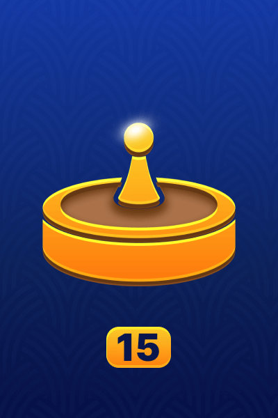 Make 15 Live Casino bets